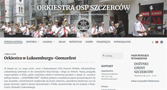 Desktop Screenshot of orkiestra.szczercow.pl